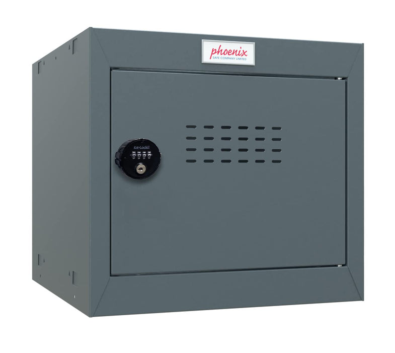Phoenix CL Series Size 1 Cube Locker in Antracite Grey with Combination Lock CL0344AAC