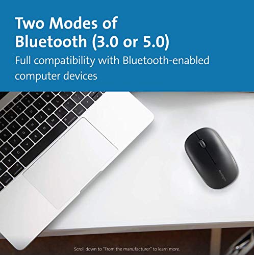 Kensington Pro Fit Compact - Mouse - right and left-handed - 3 buttons - wireless - Bluetooth 3.0, Bluetooth 5.0 - TAA Compliant