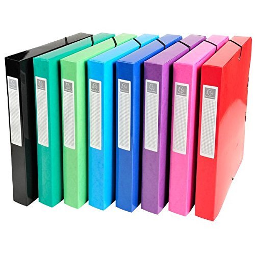 Best Value Exacompta 59929e-Pack of 8Project Folders, Multi-Colour