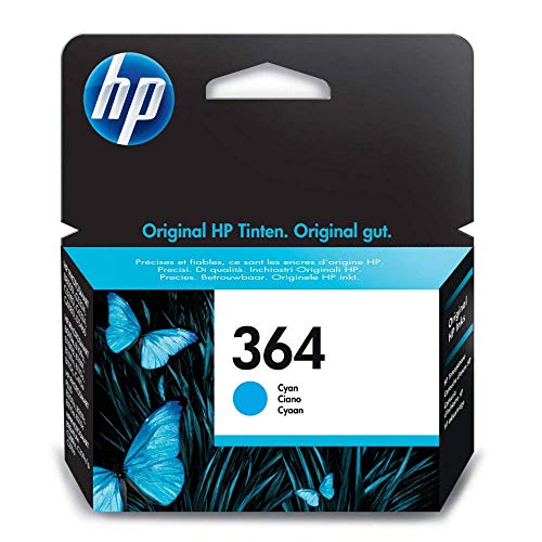 HP 364 - 3 ml - cyan - original - ink cartridge - for Deskjet 35XX, Photosmart 55XX, 55XX B111, 65XX, 65XX B211, 7510 C311, B110, Wireless B110