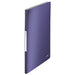 Best Value Leitz A4 Display Book, 20 Pockets, 40 Sheet Capacity, Transparent Pockets, Titan Blue, Style Range, 39580069
