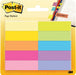 Best Value Post-it Page Markers 12.7 x 44.4 mm Self-adhesive document flags in assorted bright colours, Pack of 10 pads (50 markers per pad)