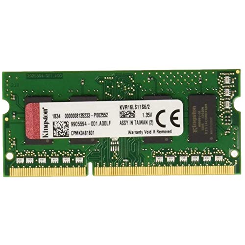 2GB 1600MHz DDR3L Non-ECC CL11 SODIMM SR X16 1.35V