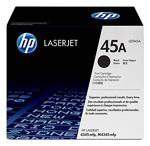 HP 45A - Q5945A - 1 x Black - Toner cartridge - For LaserJet 4345mfp, 4345x, 4345xm, 4345xs, M4345, M4345x, M4345xm, M4345xs