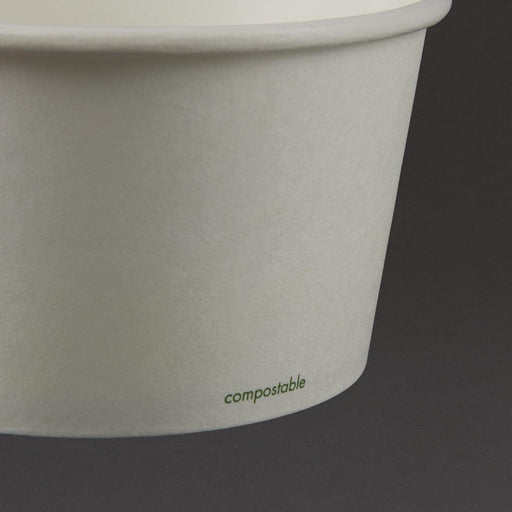 Vegware Soup Container 12Oz Wht Pk25