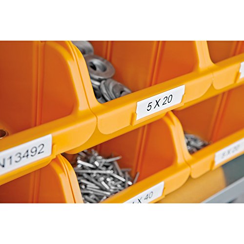 Dymo Rhino Tape Permanent Polyester 12mm Black on white 18483