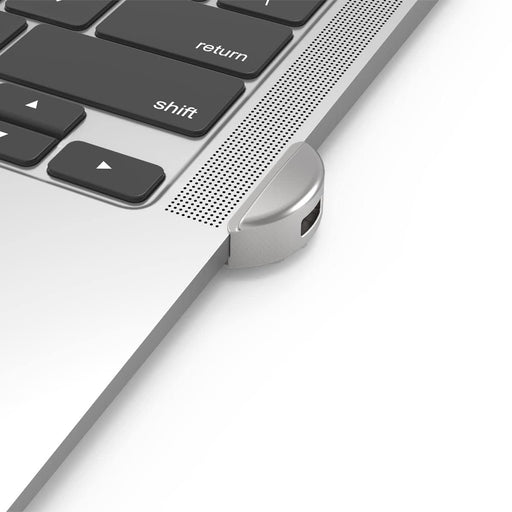 Compulocks MacBook Air M1 2020 Lock Adapter With Combination Lock - Security slot lock adapter - with combo cable lock - silver