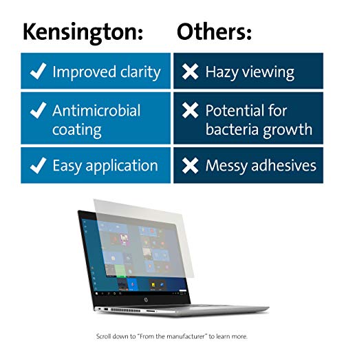 Kensington - Notebook privacy filter - removable - 14" - transparent