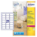 Best Value Avery L7782-25 Self-Adhesive Crystal Clear Transparent Labels, 21 Labels Per A4 Sheet