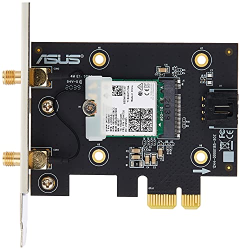ASUS PCE-AX3000 - Network adapter - PCIe - 802.11a, 802.11b/g/n, Bluetooth 5.0, 802.11ax (Wi-Fi 6)