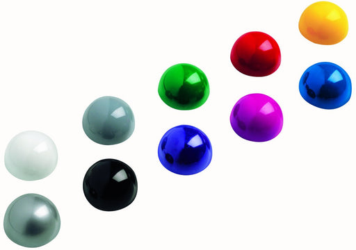 Best Value Maul 6166099 0.6kg Lincmark Dome Magnets Cap - Assorted (Pack of 10)