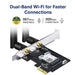 TP Link AC1200 Dual Band WiFi Bluetooth 4.2 PCI Express Adapter Black