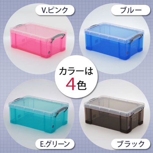 Best Value Really Useful 9 Litre Plastic Storage Box - LightBlue, Standard Packaging