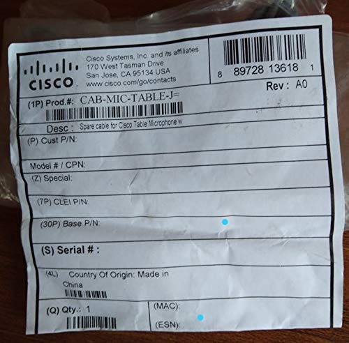 Cisco - Microphone cable - 9 m - for Telepresence Table