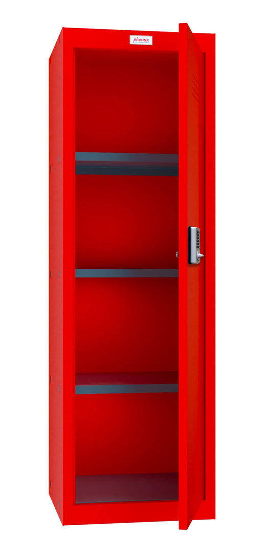 Phoenix CL Series Size 4 Cube Locker in Red with Electronic Lock CL1244RRE