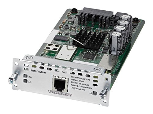 Cisco 1-port VDSL2/ADSL2+ over POTS with Annex M - DSL modem - Network Interface Module (NIM)