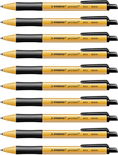 STABILO Pointball Black PK10