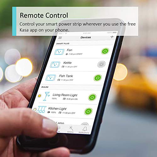 TP-Link Kasa KP303 - Smart power strip - Wi-Fi - input: 3-pole - output connectors: 3 (2 x USB, 3 x power)