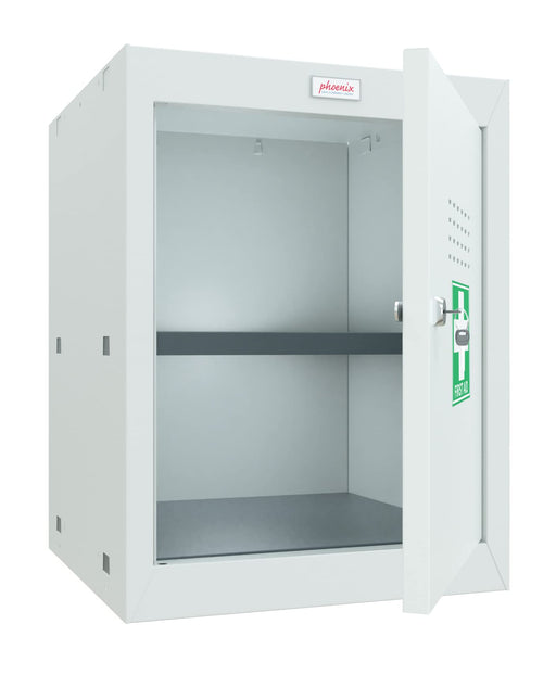 Phoenix MC Series Size 2 Cube Locker in Light Grey with Key Lock MC0544GGK