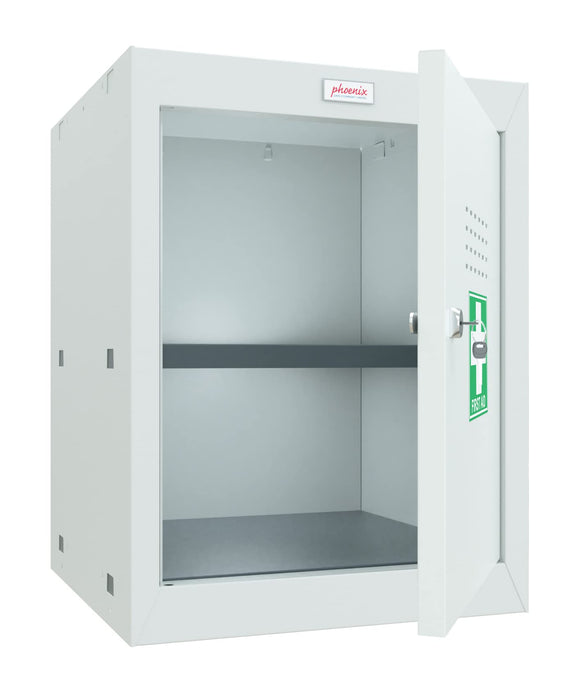 Phoenix MC Series Size 2 Cube Locker in Light Grey with Key Lock MC0544GGK