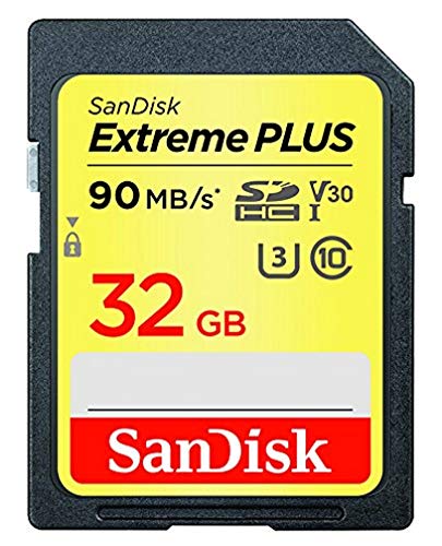 Extreme Plus 32GB SDHC Mem Card 90MBs
