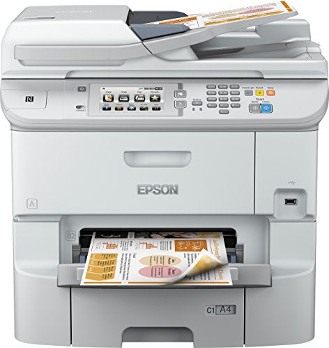 Epson WorkForce Pro WF-6590DTWFC - Multifunction printer - colour - ink-jet - A4 (210 x 297 mm) (original) - A4/Legal (media) - up to 24 ppm (printing) - 1080 sheets - 33.6 Kbps - USB 2.0, Gigabit LAN, Wi-Fi(n), USB host, NFC