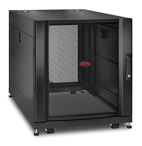 APC NetShelter SX - Rack cabinet - black - 12U - 19" - for P/N: SURT48RMXLBP