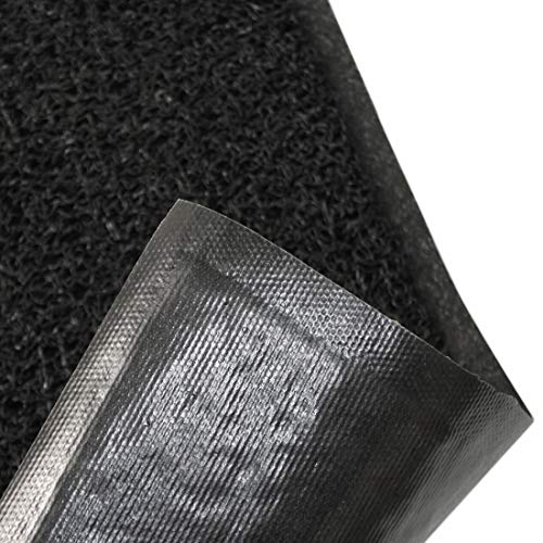 Doortex Twistermat Dirt Trapping Mat for Outdoor Use Vinyl 90 x 150cm Grey FC490150TWISG