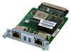 Cisco Third-Generation 2-Port T1/E1 Multiflex Trunk Voice/WAN Interface Card - Expansion module - EHWIC - 2 ports - T-1/E-1 - for Cisco 1921, 1921 4-pair, 1921 ADSL2+, 1921 T1, 1941, 2901, 2911, 2921, 2951, 3925, 3945