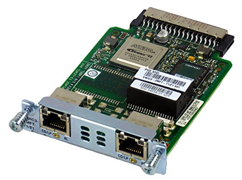 Cisco Third-Generation 2-Port T1/E1 Multiflex Trunk Voice/WAN Interface Card - Expansion module - EHWIC - 2 ports - T-1/E-1 - for Cisco 1921, 1921 4-pair, 1921 ADSL2+, 1921 T1, 1941, 2901, 2911, 2921, 2951, 3925, 3945