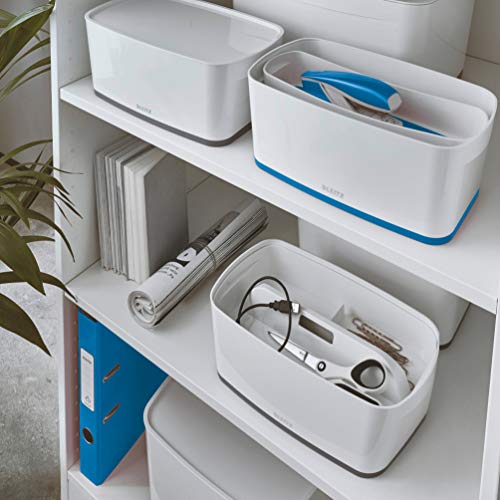Leitz Mybox Small With Lid Wow White Blue Dd
