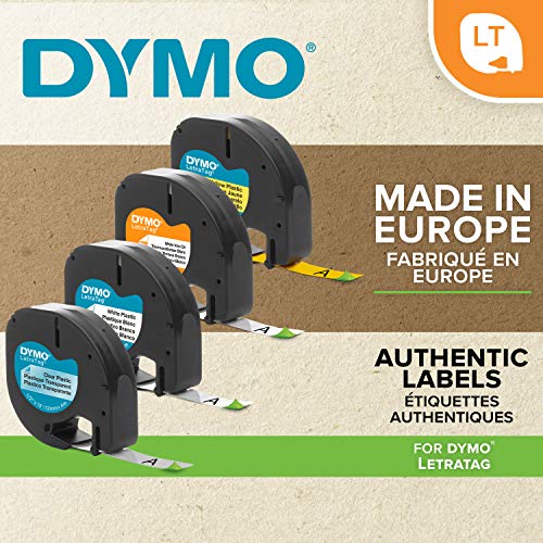 DYMO LetraTag Tape 12mm Plastic Transparent
