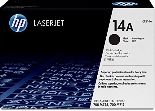 HP 14A - CF214A - 1 x Black - Toner cartridge - For LaserJet Enterprise 700, MFP M725f, MFP M725z, MFP M725z+, TopShot LaserJet Pro M275