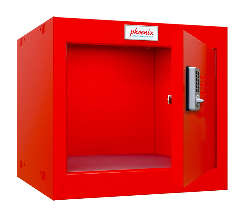 Phoenix CL Series Size 1 Cube Locker in Red with Electronic Lock CL0344RRE