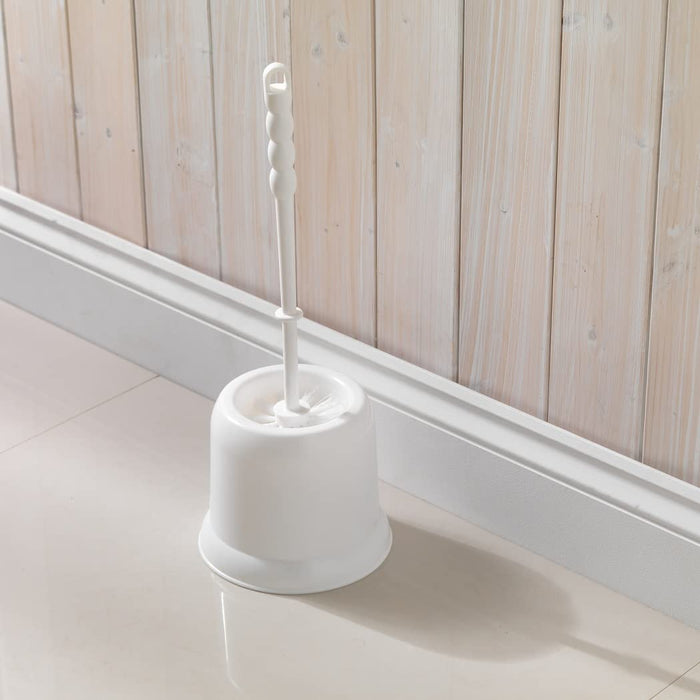 Addis Open Toilet Brush and Holder White