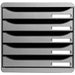 Best Value Exacompta Big-Box Plus Office, 5 Drawers - Light Grey
