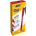 Best Value BIC 943442 0.7mm "Gel Ocity" Illusion Gel Pen - Red (Pack of 12)