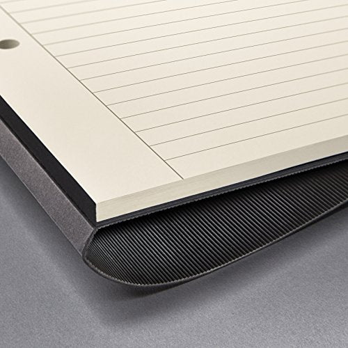 Sigel CONCEPTUM A5 Casebound Hard Cover Notepad 2 Hole Punched Ruled 120 Detachable Pages Black CO803