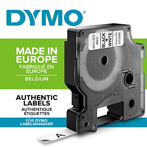 DYMO D1 Tape 9mm Black on white