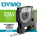 DYMO D1 Tape 9mm Black on white
