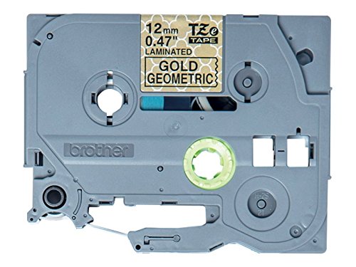 Brother TZe-MPGG31 - Black on gold geometric - Roll (1.2 cm x 4 m) 1 roll(s) laminated tape - for Brother PT-H110, P-Touch Cube PT-P300, P-Touch Cube Pro PT-P910, P-Touch Embellish PT-D215