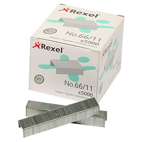 Best Value Rexel No. 66 11mm Heavy Duty Staples 70 Sheet Capacity (Pack of 5000)