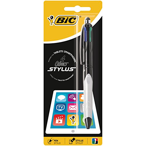 Best Value BIC 4 Coulours Stylus Ballpoint Pen 1 Pack