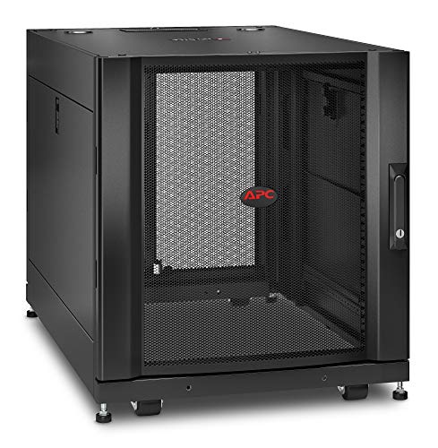 APC NetShelter SX - Rack cabinet - black - 12U - 19" - for P/N: SURT48RMXLBP