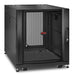 APC NetShelter SX - Rack cabinet - black - 12U - 19" - for P/N: SURT48RMXLBP