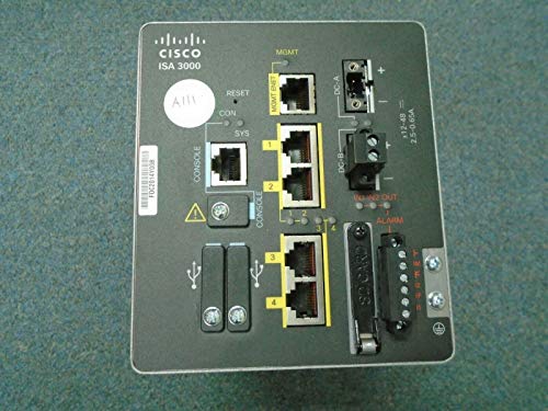 Cisco Industrial Security Appliance 3000 - Switch - L3 - Managed - 4 x 10/100/1000 - DIN rail mountable - DC power - TAA Compliant