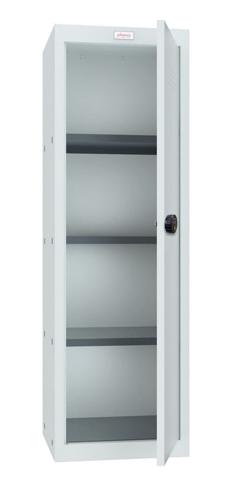 Phoenix CL Series Size 4 Cube Locker in Light Grey with Combination Lock CL1244GGC