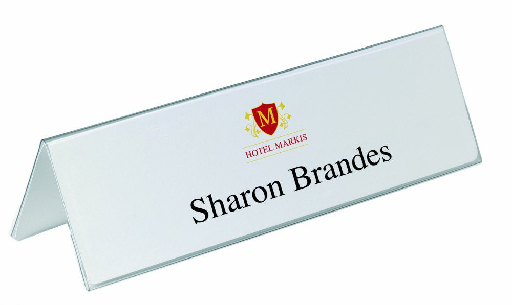 Best Value Durable 105x297mm Table Place Name Holders (Pack of 25)