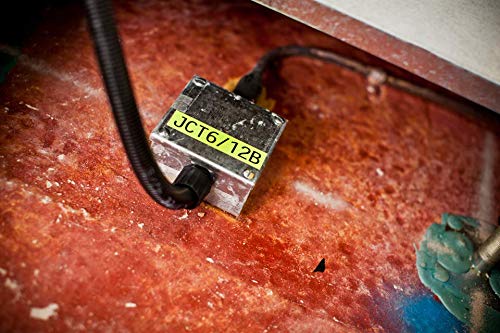 Brother TZe-C31 - Black on fluorescent yellow - Roll (1.2 cm x 5 m) 1 roll(s) laminated tape - for Brother PT-D210, D600, H110, P-Touch PT-1005, 1010, D450, D800, H110, P300, P900, P950