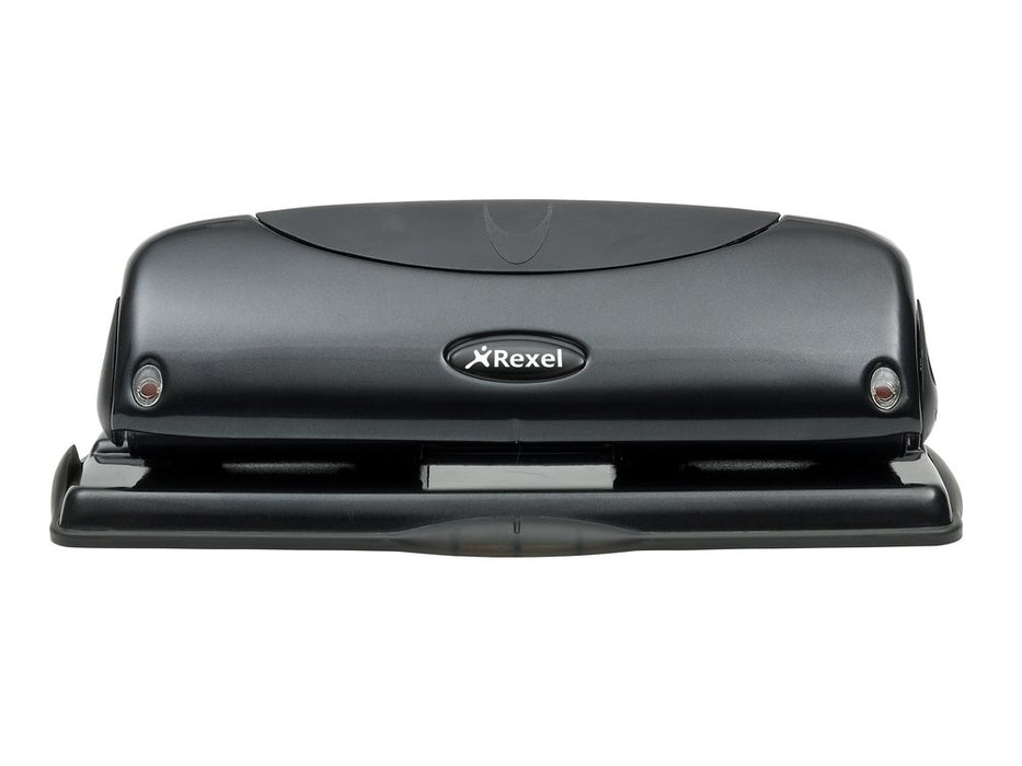 Best Value Rexel Precision P425 4 Hole Punch Black 25 Sheet Capacity and Paper Alignment Indicator